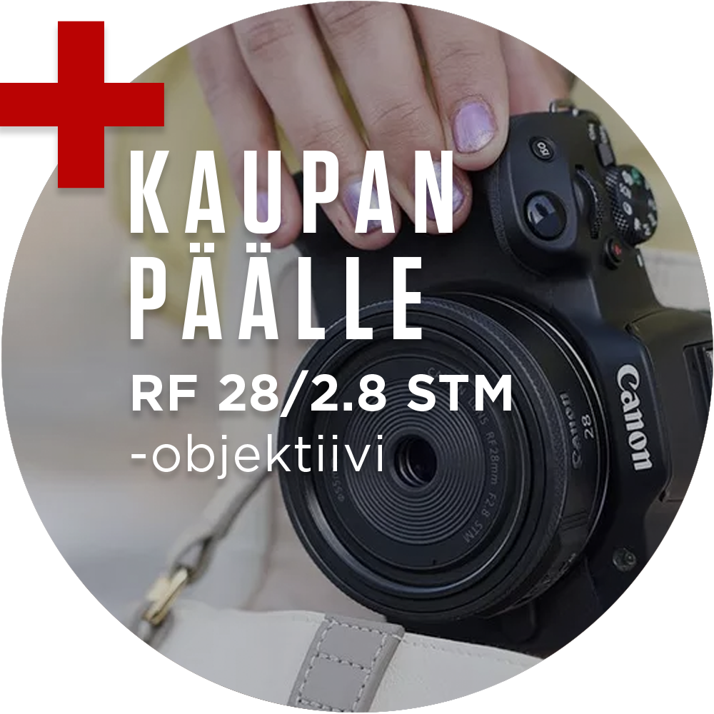 Canon EOS R8 + RF 24-50mm IS STM + LP-E17 -järjestelmäkamera Canon EOS R8 + RF 24-50mm IS STM + LP-E17 -järjestelmäkamera