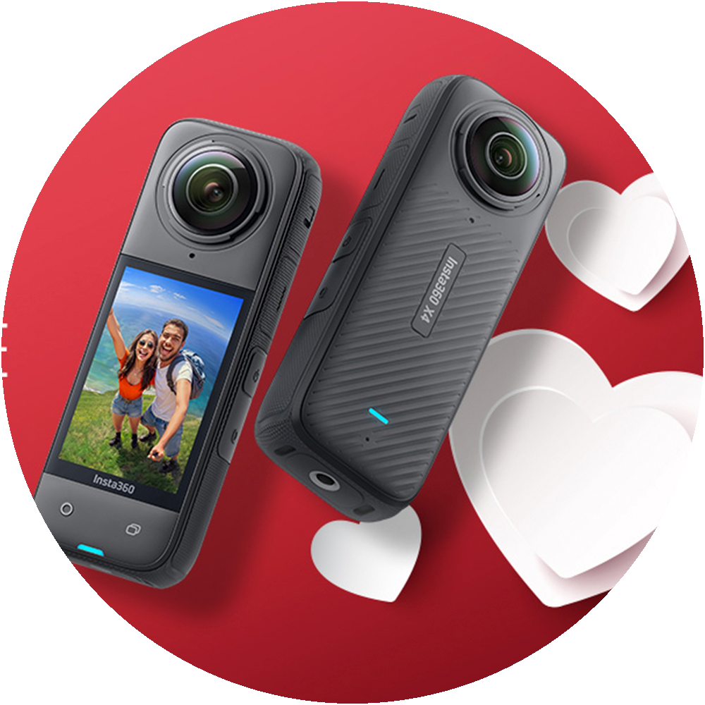Insta360 X4 360 -actionkamera + Lexar Silver Plus microSDXC 128GB