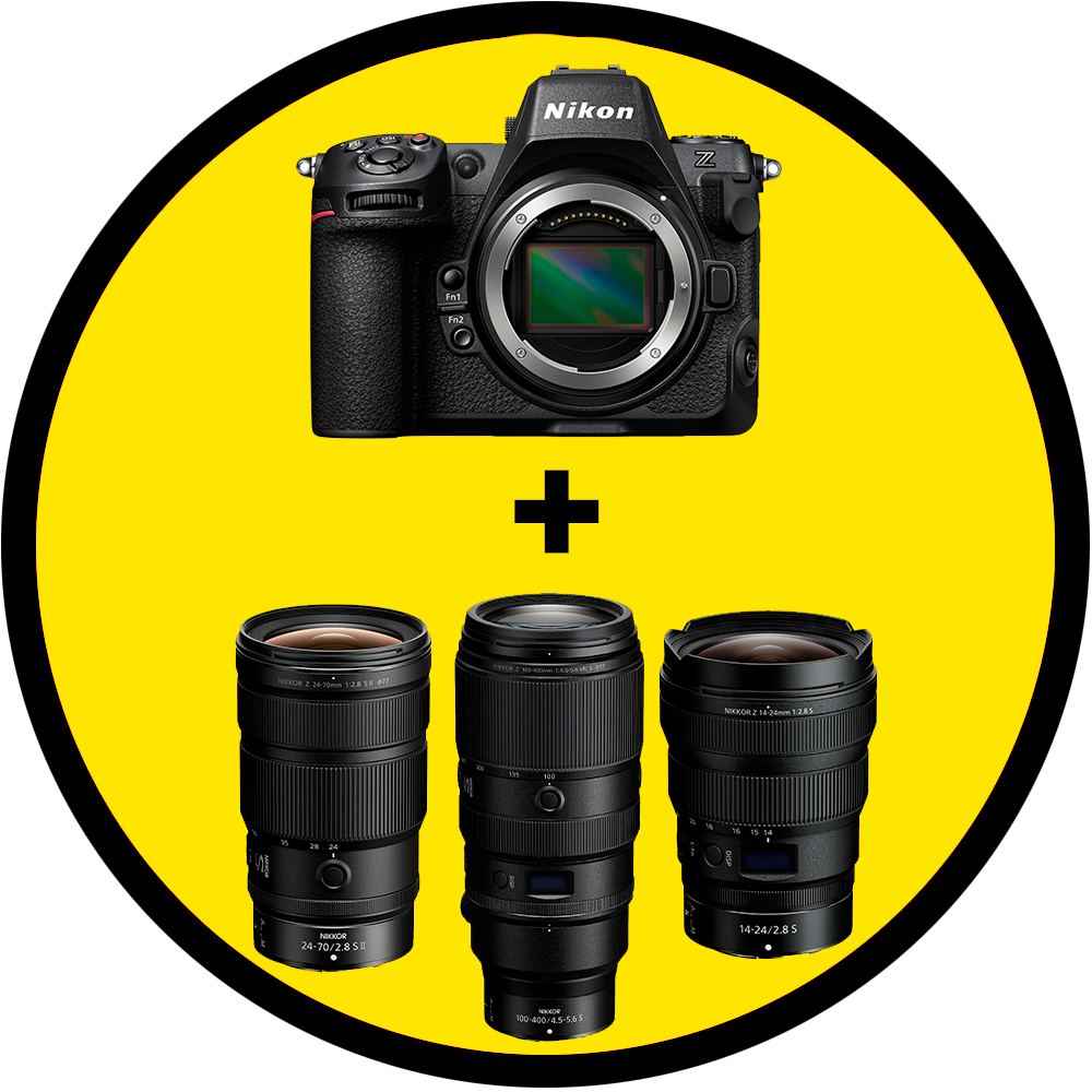 Nikon Z8 + Z 24-120mm f/4 S -järjestelmäkamera