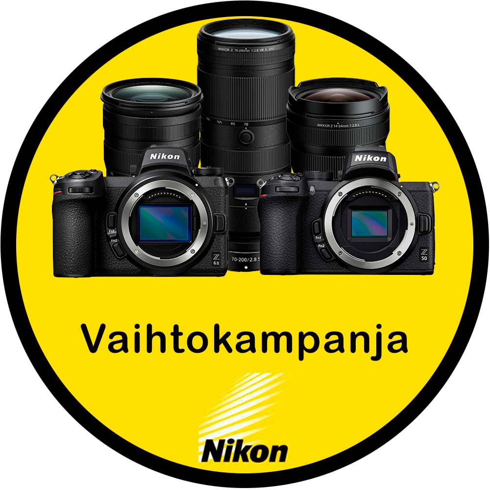 Nikon Z 50 + Z DX 18-140mm f/3.5-6.3 VR -järjestelmäkamera
