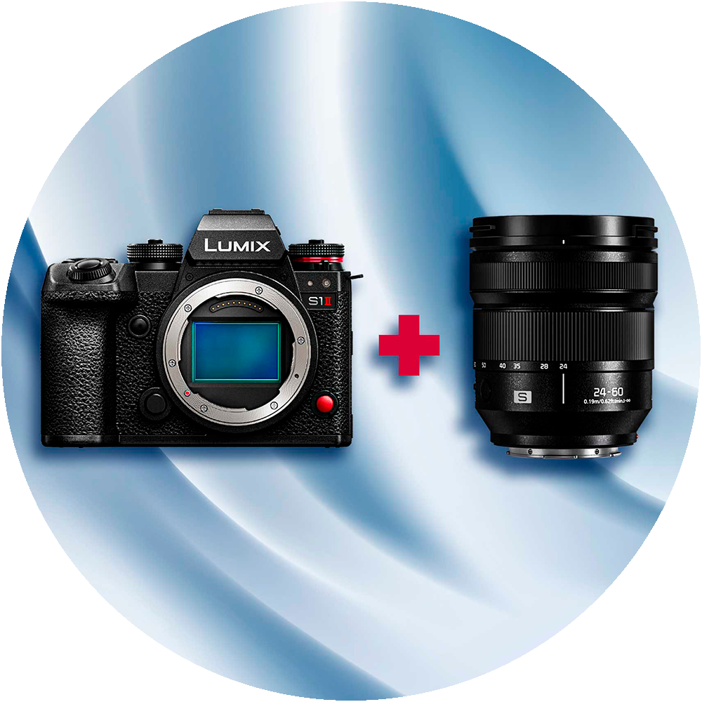 Panasonic Lumix S1R II + S 24-105mm f/4 Macro OIS järjestelmäkamera Panasonic Lumix S1R II + S 24-105mm f/4 Macro OIS järjestelmäkamera