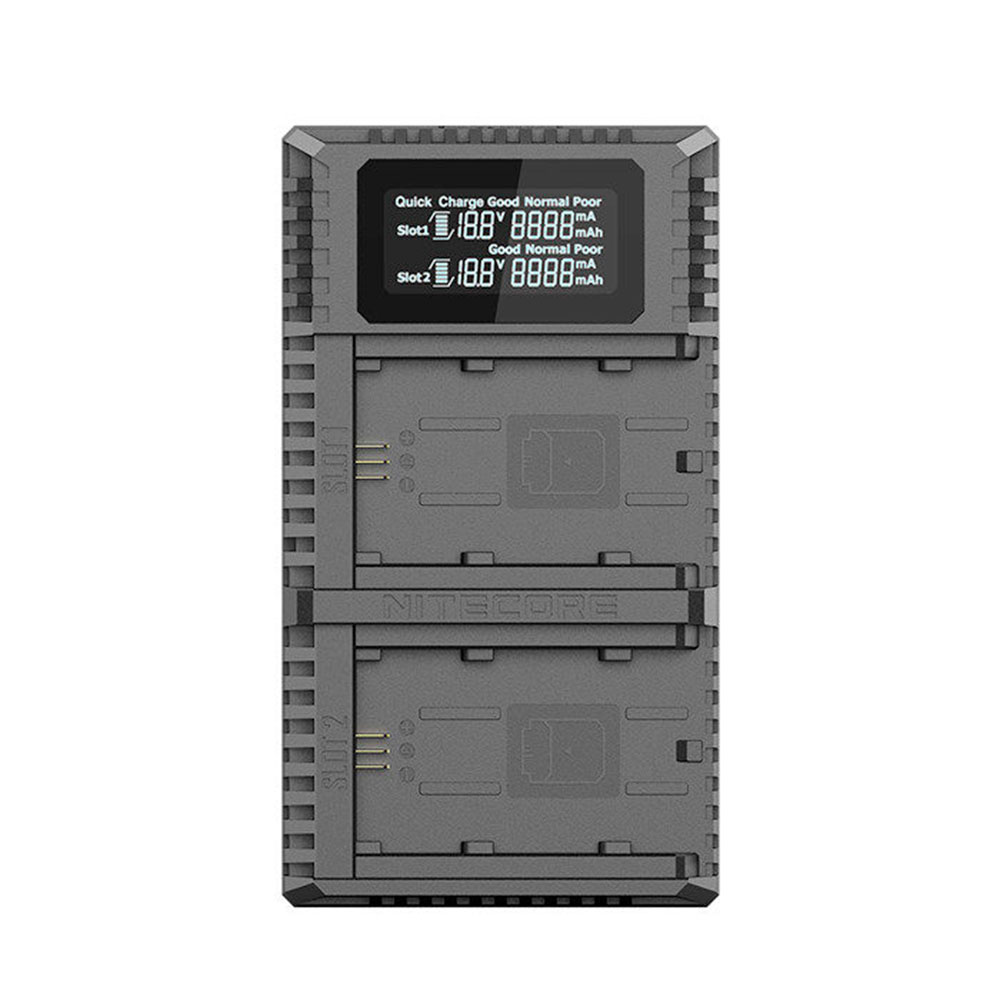 Nitecore Usn4 Pro Dual-slot Usb Charger -laturi, Sony Np-fz100