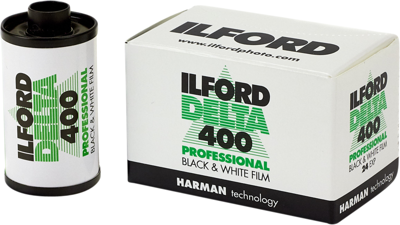 Ilford Delta 400 135-24 -mustavalkofilmi
