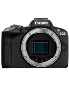 Canon EOS R50 -järjestelmäkamera, musta