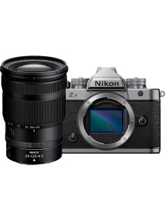 Nikon Z f + Z 24-120mm f/4 S -järjestelmäkamera, hopea