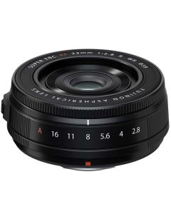Fujinon XF 23mm f/2.8 R WR -objektiivi, musta