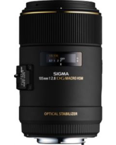 Sigma 105mm f/2.8 EX DG OS HSM Macro -objektiivi, Canon