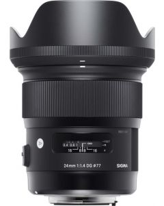 Sigma 24mm f/1.4 Art DG HSM -objektiivi, Canon