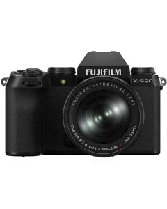 Fujifilm X-S20 + XF 18-55mm f/2.8-4 R LM OIS -järjestelmäkamera, musta