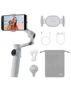 Insta360 Flow 2 Pro Creator Kit gimbal-vakaaja älypuhelimelle, harmaa