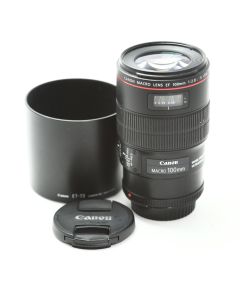 Canon EF 100mm f/2.8 L IS USM Macro -objektiivi KÄYTETTY