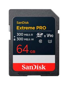 SanDisk Extreme Pro SDXC V90 UHS-II 64GB 300MB/s -muistikortti