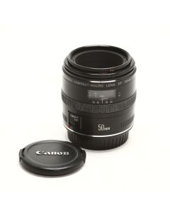 Canon EF 50mm f/2.5 Macro -objektiivi KÄYTETTY