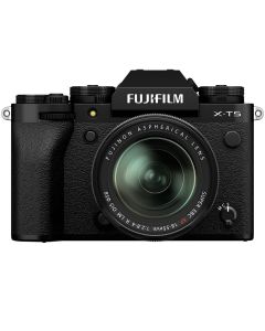 Fujifilm X-T5 + XF 18-55mm f/2.8-4 R LM OIS -järjestelmäkamera, musta
