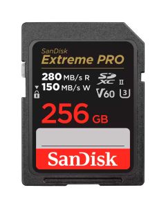SanDisk Extreme Pro SDXC 256GB V60 280MB/s UHS-II -muistikortti