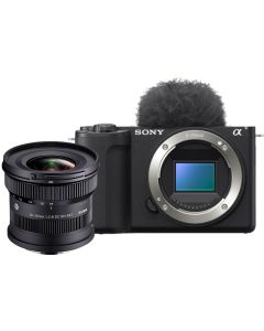 Sony ZV-E10 II + Sigma 10-18mm f/2.8 C DC DN -järjestelmäkamera