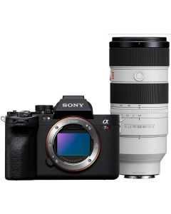Sony A7R Mark V + FE 70-200mm f/2.8 GM OSS II -järjestelmäkamera
