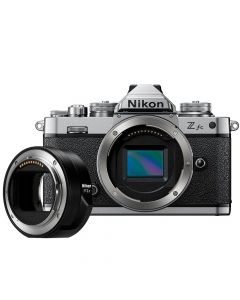 Nikon Z fc -järjestelmäkamera + FTZ II -adapteri
