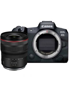 Canon EOS R5 + RF 14-35mm f/4 L IS USM -järjestemäkamera