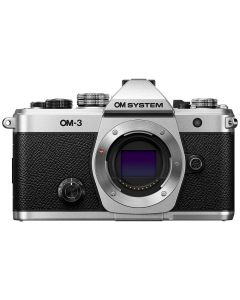 OM SYSTEM OM-3 -järjestelmäkamera, hopea