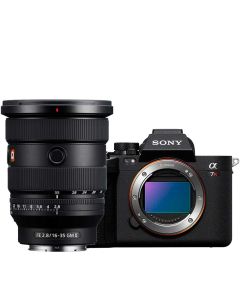 Sony A7R Mark V + FE 16-35mm f/2.8 GM II -järjestelmäkamera