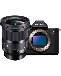 Sony A7R Mark V + Sigma 20mm f/1.4 A DG DN -järjestelmäkamera