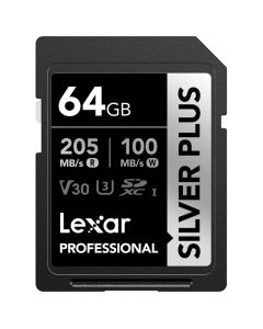 Lexar Professional Silver Plus 1066x SDXC 64GB 205MB/s -muistikortti