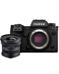 Fujifilm X-H2S + Sigma 10-18mm f/2.8 C DC DN -järjestelmäkamera