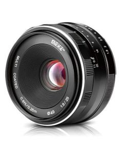 Meike 25mm f/1.8 -objektiivi, MFT