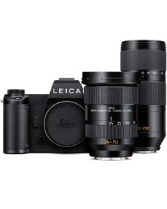 Leica SL3-P + SL 24-70mm f/2.8 + SL 70-200mm f/2.8 -järjestelmäkamera