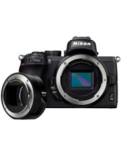 Nikon Z 50 -järjestelmäkamera + FTZ II Adapteri