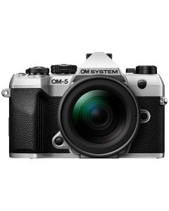 OM SYSTEM OM-5 Mark II + M.Zuiko 12-45mm f/4 Pro -järjestelmäkamera, hopea