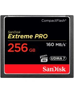 SanDisk Extreme Pro CF 256GB 160MB/s VPG 65 UDMA 7 -muistikortti
