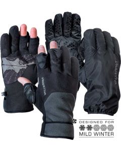 Vallerret Milford Fleece Glove S -kuvaushanskat, musta