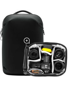 Peak Design Travel Backpack 20L -kamerareppu + Camera Cube S-Medium (black)