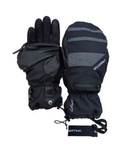 Vallerret Skadi Zipper Mitt LRS L -kuvaushanska, musta