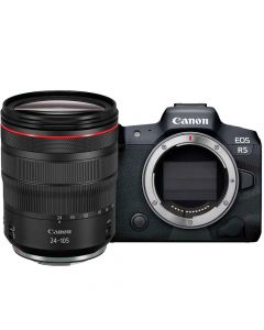 Canon EOS R5 + RF 24-105mm f/4 L IS USM -järjestelmäkamera