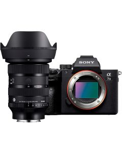 Sony A7 Mark III + Sigma 24-70mm f/2.8 A DG DN II -järjestelmäkamera