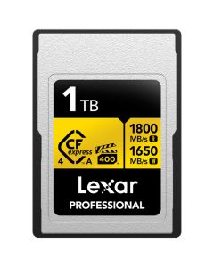 Lexar CFexpress Type A Pro Gold 1TB 1800MB/s -muistikortti