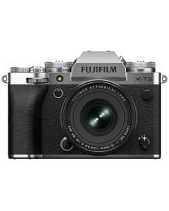 Fujifilm X-T5 + XF 16-50mm f/2.8-4.8 R LM WR -järjestelmäkamera, hopea