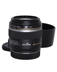 Canon EF-S 60mm f/2.8 USM Macro -objektiivi KÄYTETTY