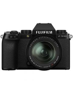 Fujifilm X-S10 + XF 18-55mm f/2.8-4 R LM OIS -järjestelmäkamera, musta