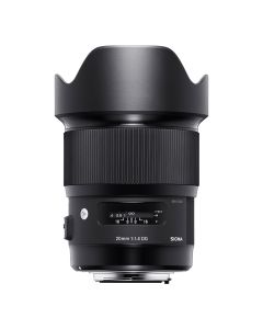 Sigma 20mm f/1.4 Art DG HSM -objektiivi, Nikon
