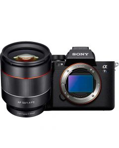 Sony A7S Mark III + Samyang AF 50mm f/1.4 -järjestelmäkamera