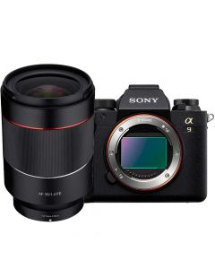 Sony A9 Mark II + Samyang AF 35mm f/1.4 -järjestelmäkamera