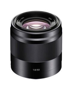 Sony SEL 50mm f/1.8 OSS -objektiivi, musta