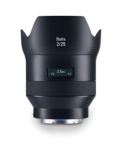 Zeiss Batis 25mm f/2 -objektiivi, Sony FE