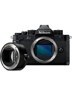 Nikon Z f + FTZ II Adapter -järjestelmäkamera, musta