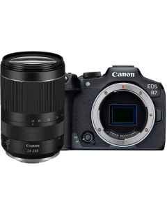 Canon EOS R7 + RF 24-240mm f/4-6.3 IS USM -järjestelmäkamera