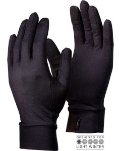 Vallerret Power Stretch Pro Liner with touch S -kuvaushanskat, musta